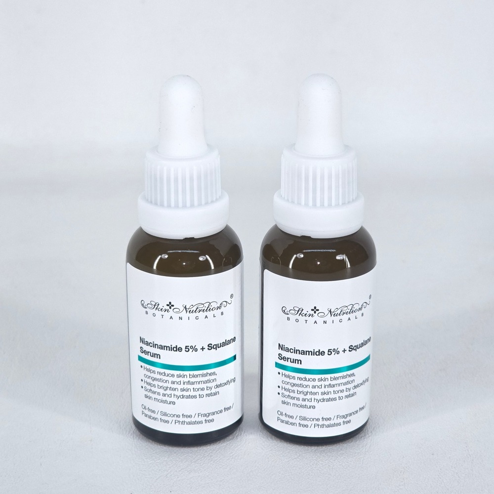 Skin Nutrition Botanicals Niacinamide 5% + Squalane Serum 1oz 30ml Brand New 2pk